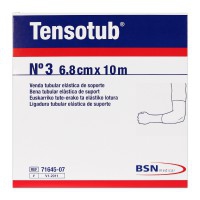 Tensotub Nº 3 Extremidades Medios Adultos: Vendaje tubular elástico de compresión ligera (6,8 cm x 10 metros)